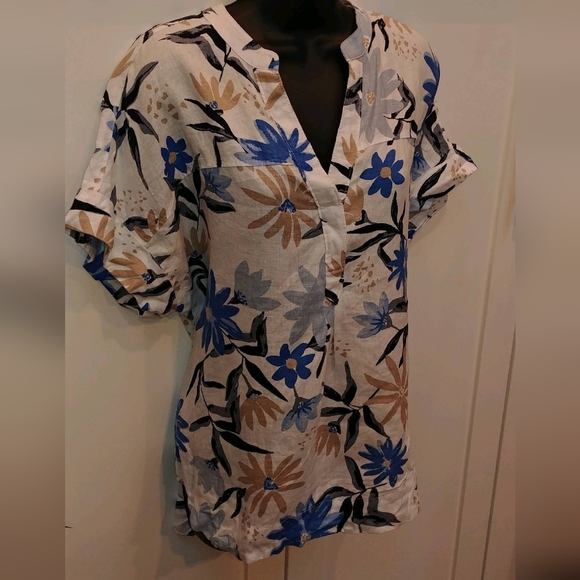 Pure Linen top - Picture 1 of 4